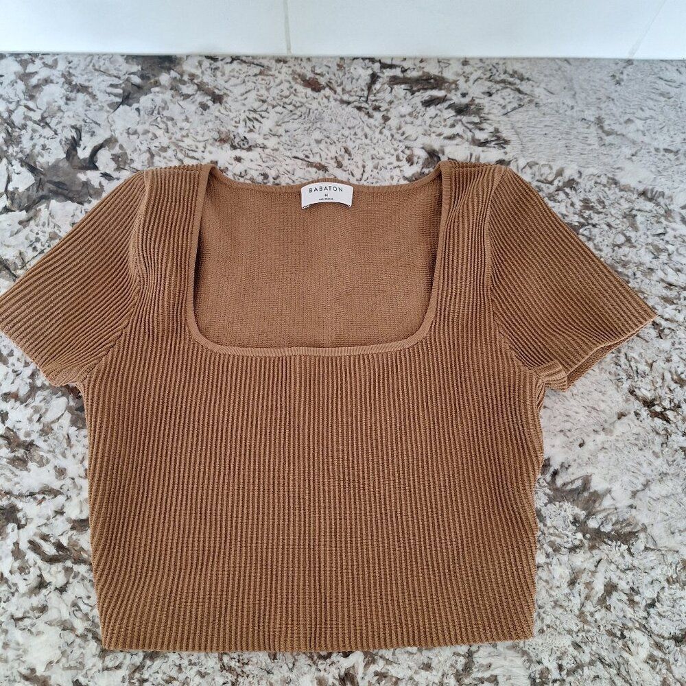 Babaton Brown‎ Sculpt Top size M